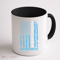 USA Flag Prostate Cancer Awareness Coffee Mug thumb 1