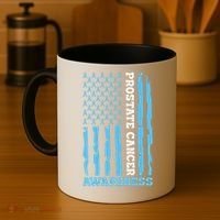 USA Flag Prostate Cancer Awareness Coffee Mug thumb 4