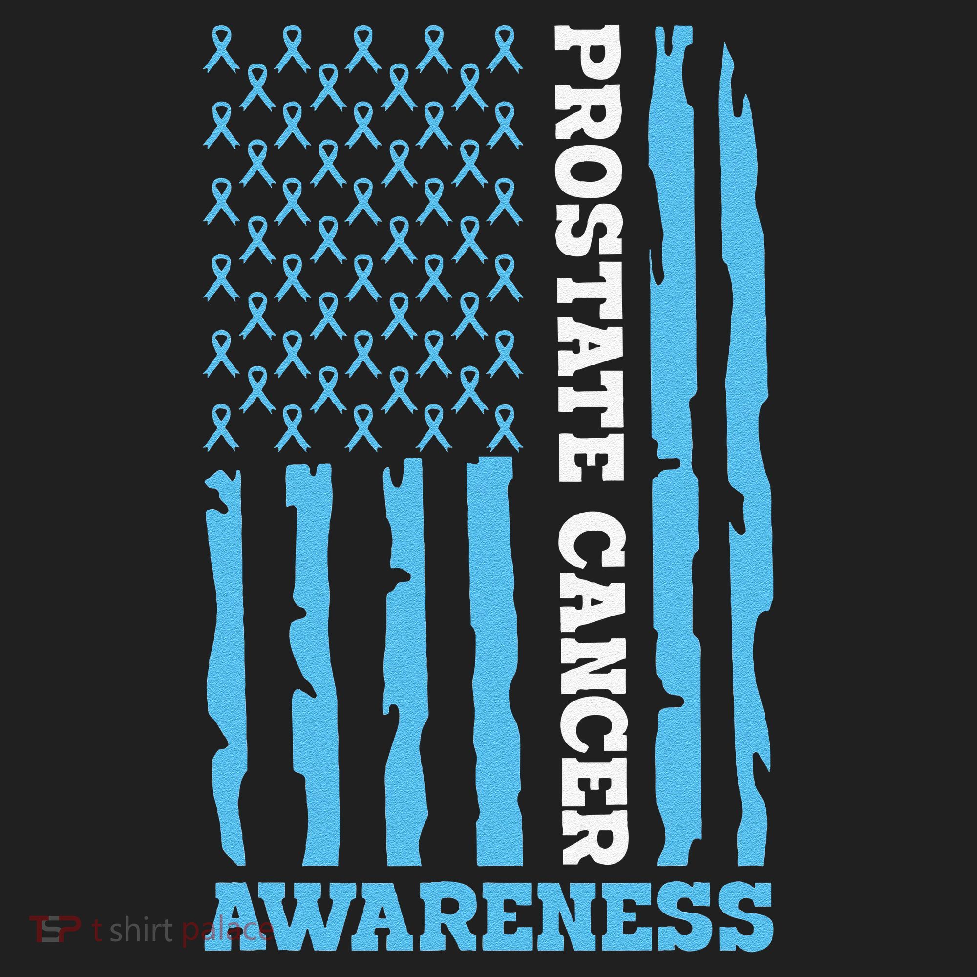 USA Flag Prostate Cancer Awareness Beanie
