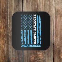USA Flag Prostate Cancer Awareness Coaster thumb 0