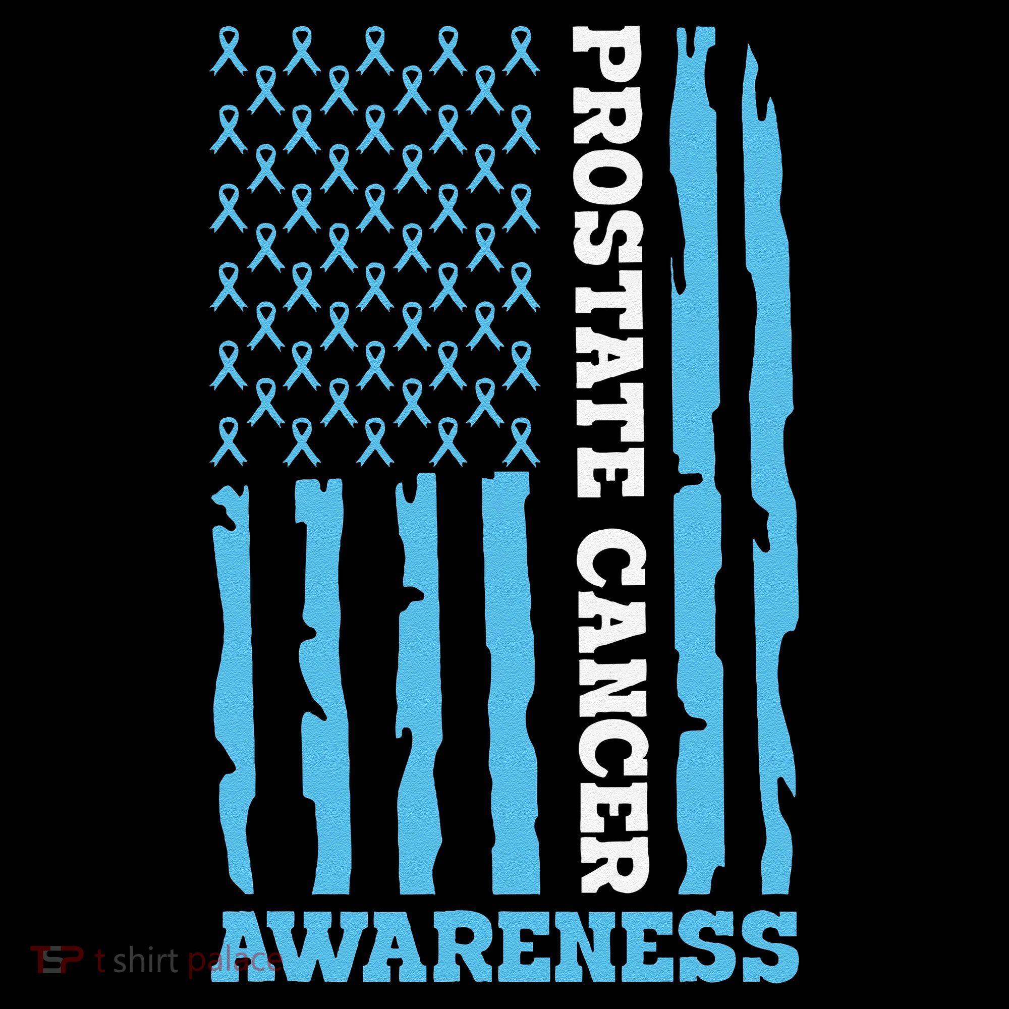 USA Flag Prostate Cancer Awareness Women's Hoodie