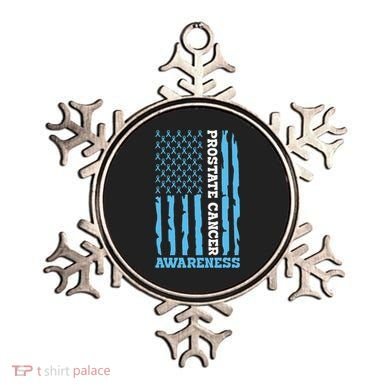 USA Flag Prostate Cancer Awareness Ornament
