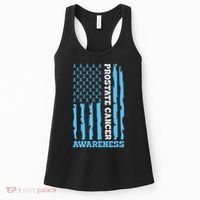 USA Flag Prostate Cancer Awareness Women's Tank Top thumb 0