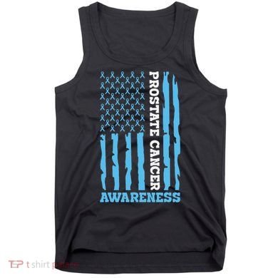 USA Flag Prostate Cancer Awareness Tank Top