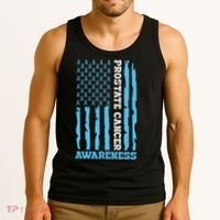 USA Flag Prostate Cancer Awareness Tank Top thumb 3