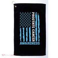 USA Flag Prostate Cancer Awareness Golf Towel thumb 0
