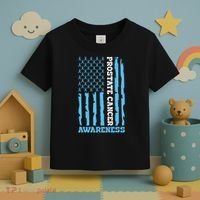 USA Flag Prostate Cancer Awareness Toddler T-Shirt thumb 3