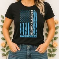 USA Flag Prostate Cancer Awareness Women's T-Shirt thumb 2