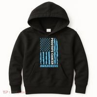 USA Flag Prostate Cancer Awareness Kids Hoodie thumb 0