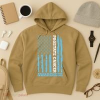 USA Flag Prostate Cancer Awareness Hoodie thumb 3