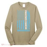 USA Flag Prostate Cancer Awareness Long Sleeve Shirt thumb 0