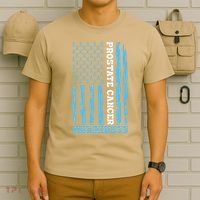 USA Flag Prostate Cancer Awareness T-Shirt thumb 6