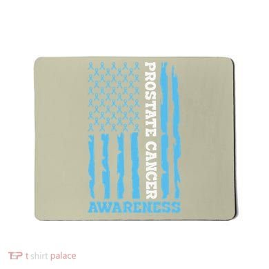 USA Flag Prostate Cancer Awareness Mousepad