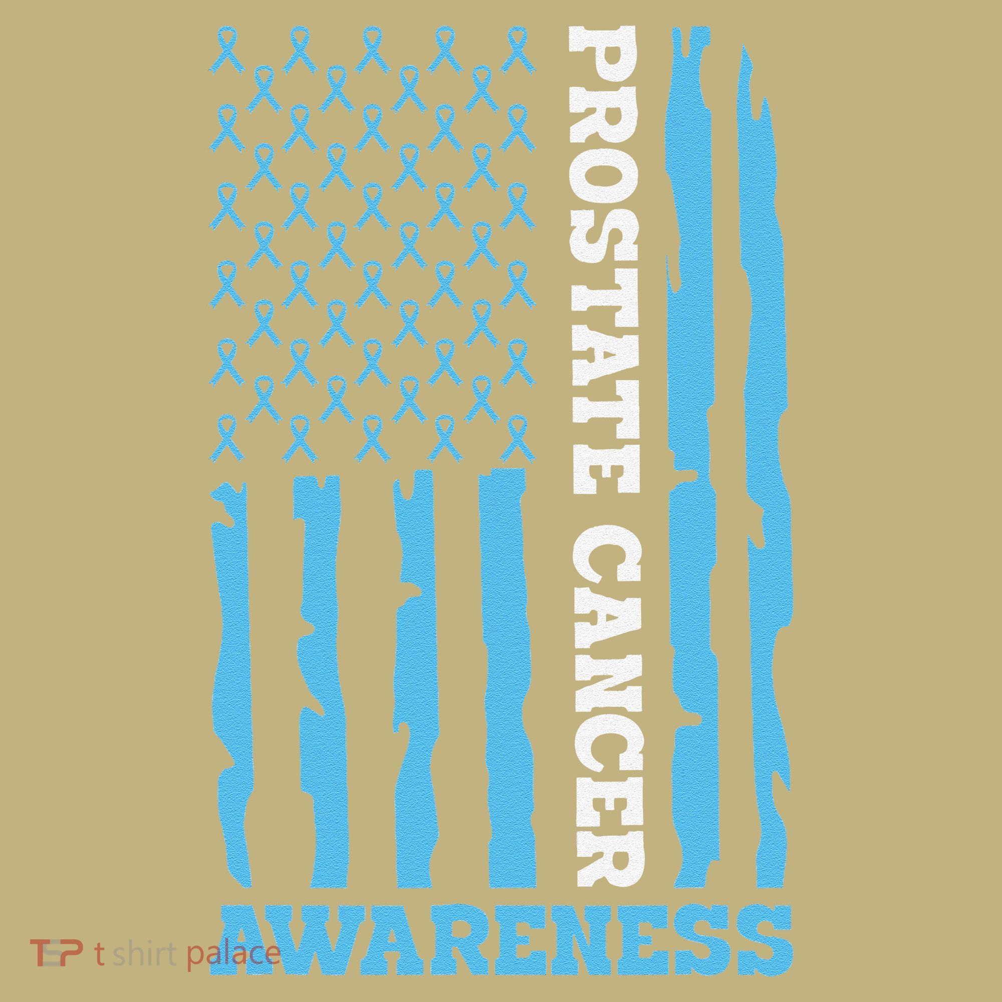 USA Flag Prostate Cancer Awareness Mousepad