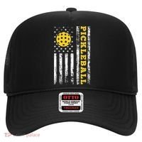 US Flag Pickleball Player Paddleball Lover Hat thumb 0