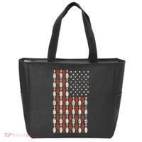 Us Flag Patriotic Proud American Bowler Gift Bowling Tote Bag thumb 0