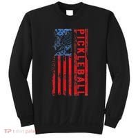 Us Flag Pickleball American Pickleball Player Sweatshirt thumb 0