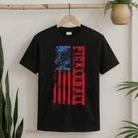 Us Flag Pickleball American Pickleball Player T-Shirt thumb 2