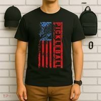 Us Flag Pickleball American Pickleball Player T-Shirt thumb 6