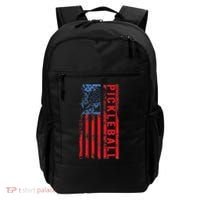 Us Flag Pickleball American Pickleball Player Backpack thumb 0