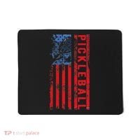 Us Flag Pickleball American Pickleball Player Mousepad thumb 0