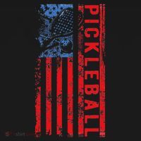 Us Flag Pickleball American Pickleball Player Mousepad thumb 1