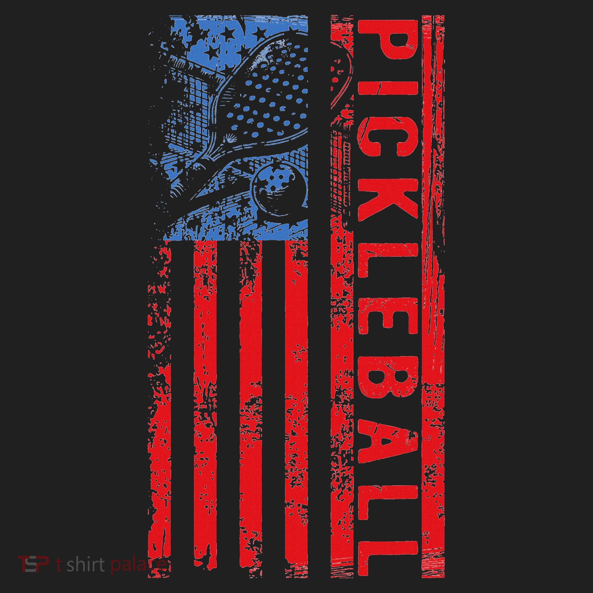 Us Flag Pickleball American Pickleball Player Hat