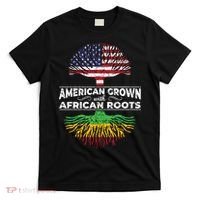 Us Flag Pride African American Heritage Black History Month T-Shirt thumb 0
