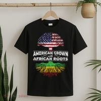 Us Flag Pride African American Heritage Black History Month T-Shirt thumb 2