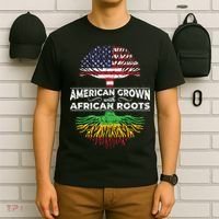 Us Flag Pride African American Heritage Black History Month T-Shirt thumb 6