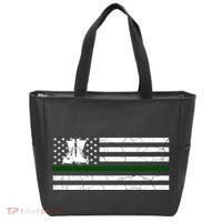 US Flag Patriotic Army Boots Tote Bag thumb 0