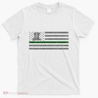 US Flag Patriotic Army Boots T-Shirt thumb 0