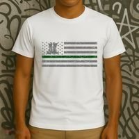 US Flag Patriotic Army Boots T-Shirt thumb 3