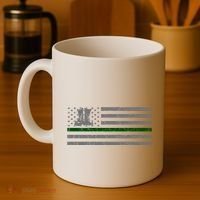 US Flag Patriotic Army Boots Coffee Mug thumb 4