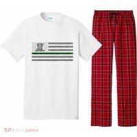 US Flag Patriotic Army Boots Pajama Set thumb 0