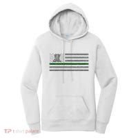 US Flag Patriotic Army Boots Women's Hoodie thumb 0
