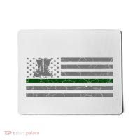 US Flag Patriotic Army Boots Mousepad thumb 0