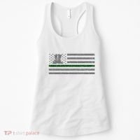 US Flag Patriotic Army Boots Women's Tank Top thumb 0