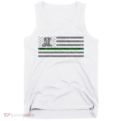 US Flag Patriotic Army Boots Tank Top