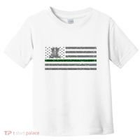 US Flag Patriotic Army Boots Toddler T-Shirt thumb 0
