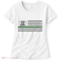 US Flag Patriotic Army Boots Women's T-Shirt thumb 0