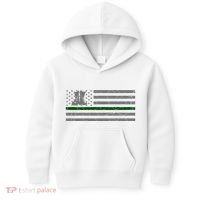 US Flag Patriotic Army Boots Kids Hoodie thumb 0