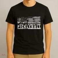 Us Flag Pickleball American Pickleball Player T-Shirt thumb 3