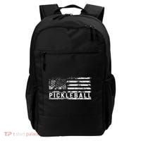 Us Flag Pickleball American Pickleball Player Backpack thumb 0