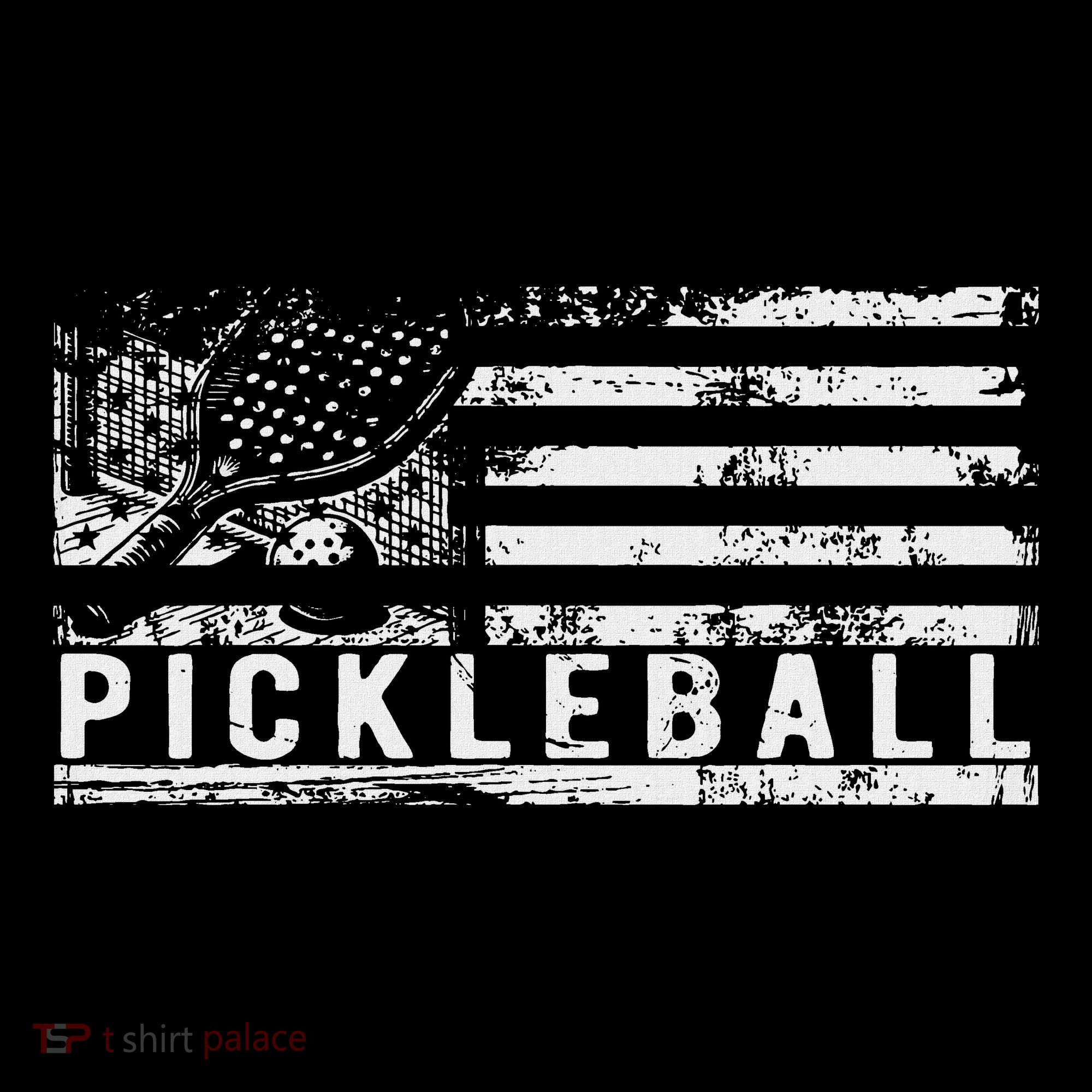 Us Flag Pickleball American Pickleball Player Women's Hoodie