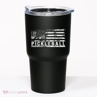 Us Flag Pickleball American Pickleball Player Tumbler thumb 0