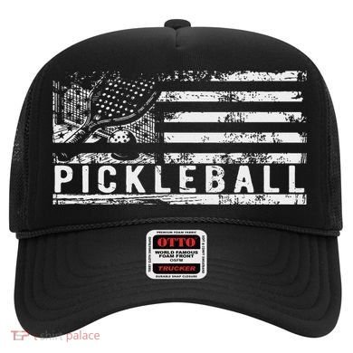Us Flag Pickleball American Pickleball Player Hat