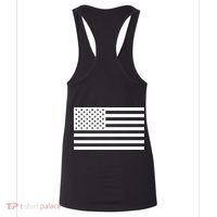 USA Flag Patriotic Front & Back United States Of America Pride Women's Tank Top thumb 4