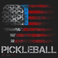 Us Flag Pickleball Player Paddleball Lover Tumbler thumb 3