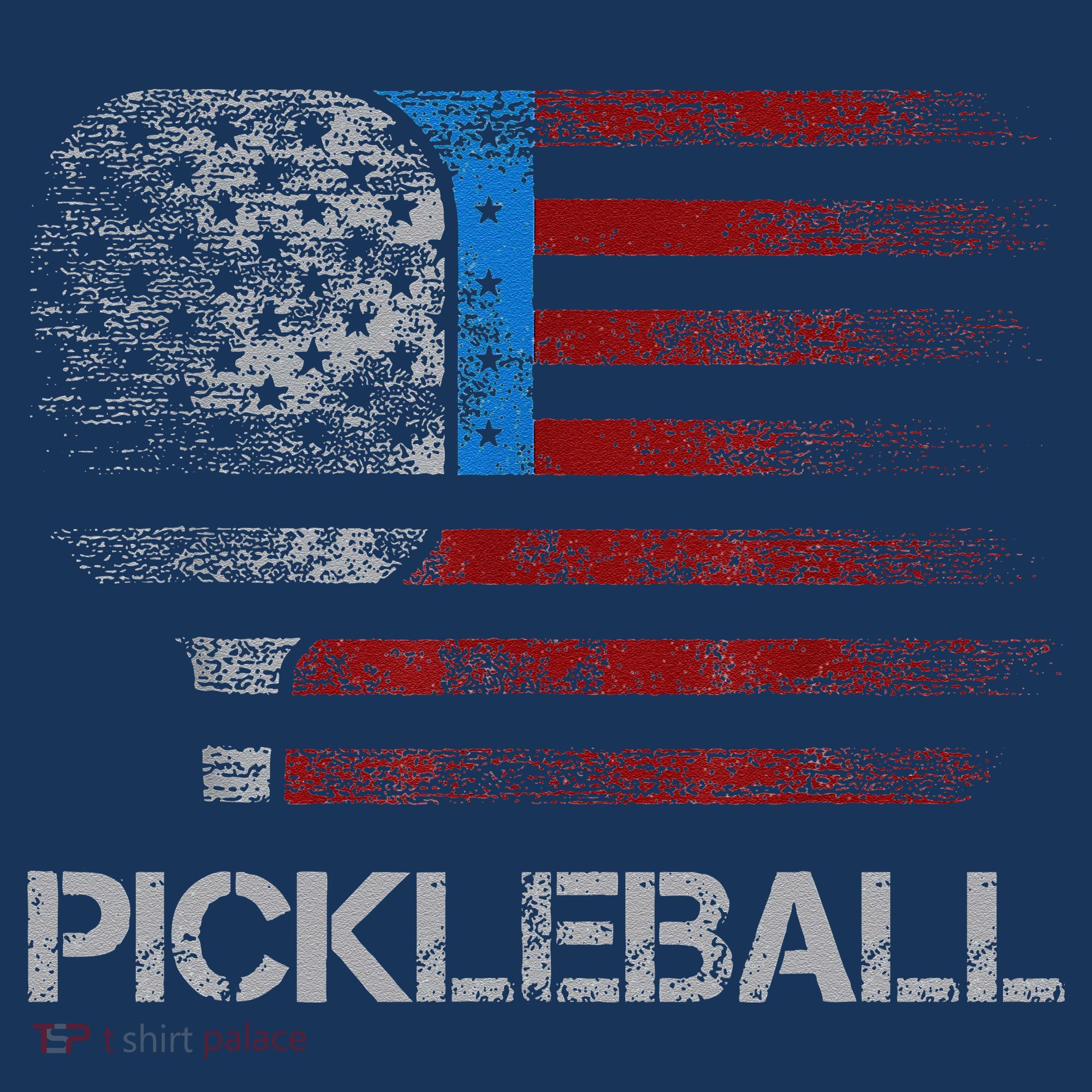 Us Flag Pickleball Player Paddleball Lover Women's Sweatshirt
